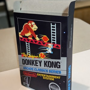 Donkey Kong Arcade Classics Replacement Box - Nintendo NES - Highest Quality Boxes in the World!