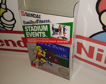 Vervangende doos Family Fitness Stadium Events - Nintendo NES - Dozen van de hoogste kwaliteit ter wereld!
