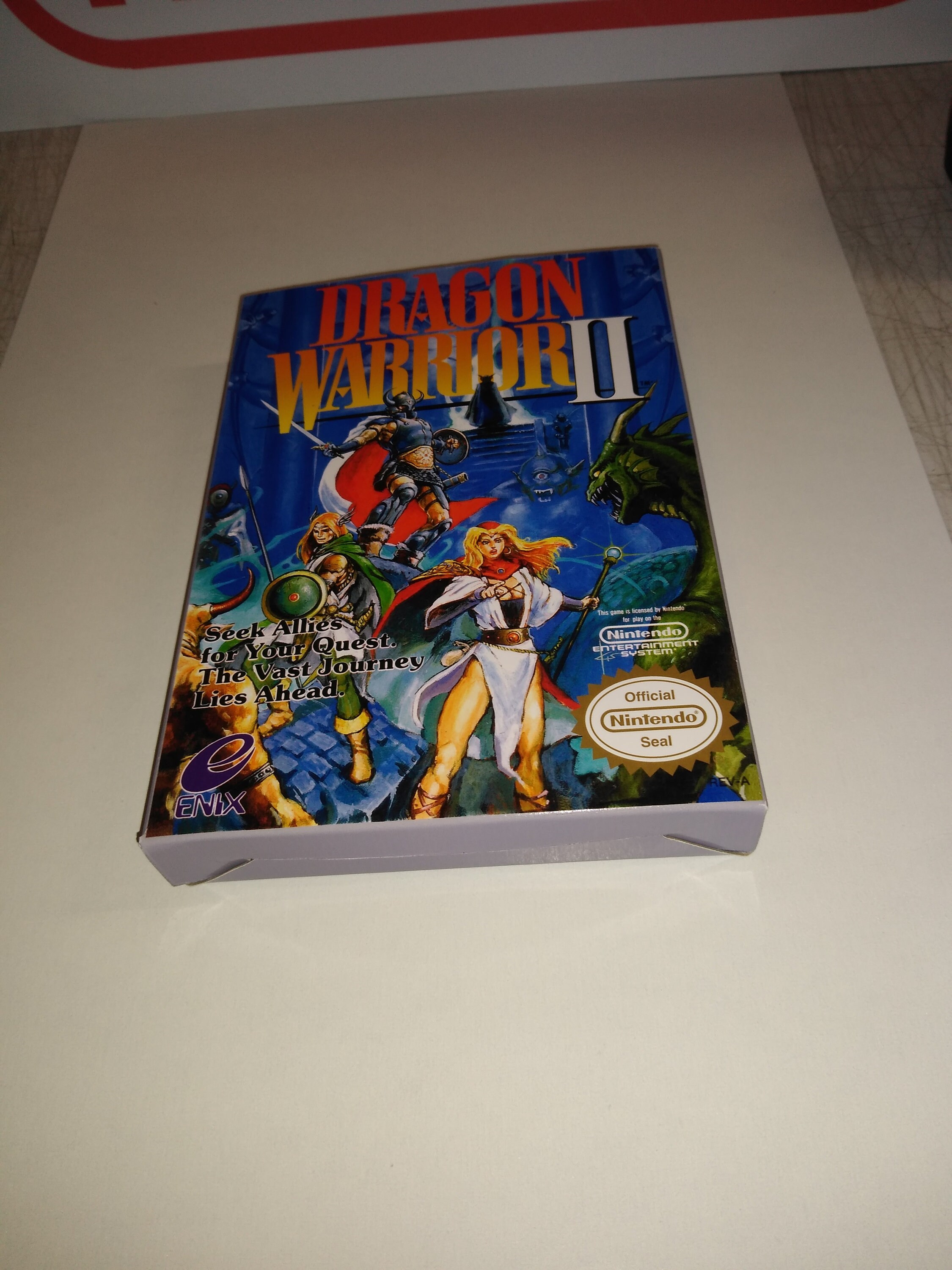 Dragon Warrior 2 II Replacement Box - Dragon Quest Nintendo