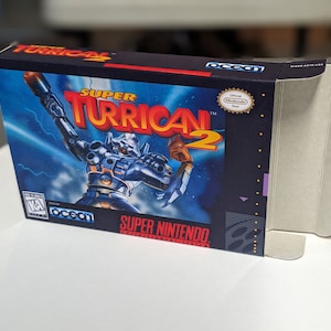 Super Turrican 2 Replacement Box - Super Nintendo SNES - Highest Quality Boxes in the World!
