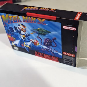 Mega Man X Replacement Box - Super Nintendo SNES - Highest Quality Boxes in the World!