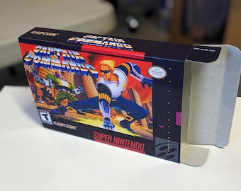 Captain Commando Replacement Box - Super Nintendo SNES - Highest Quality Boxes in the World!