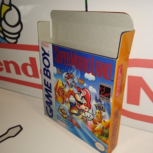Super Mario Land Replacement Box - Nintendo Game Boy - Highest Quality Boxes in the World!