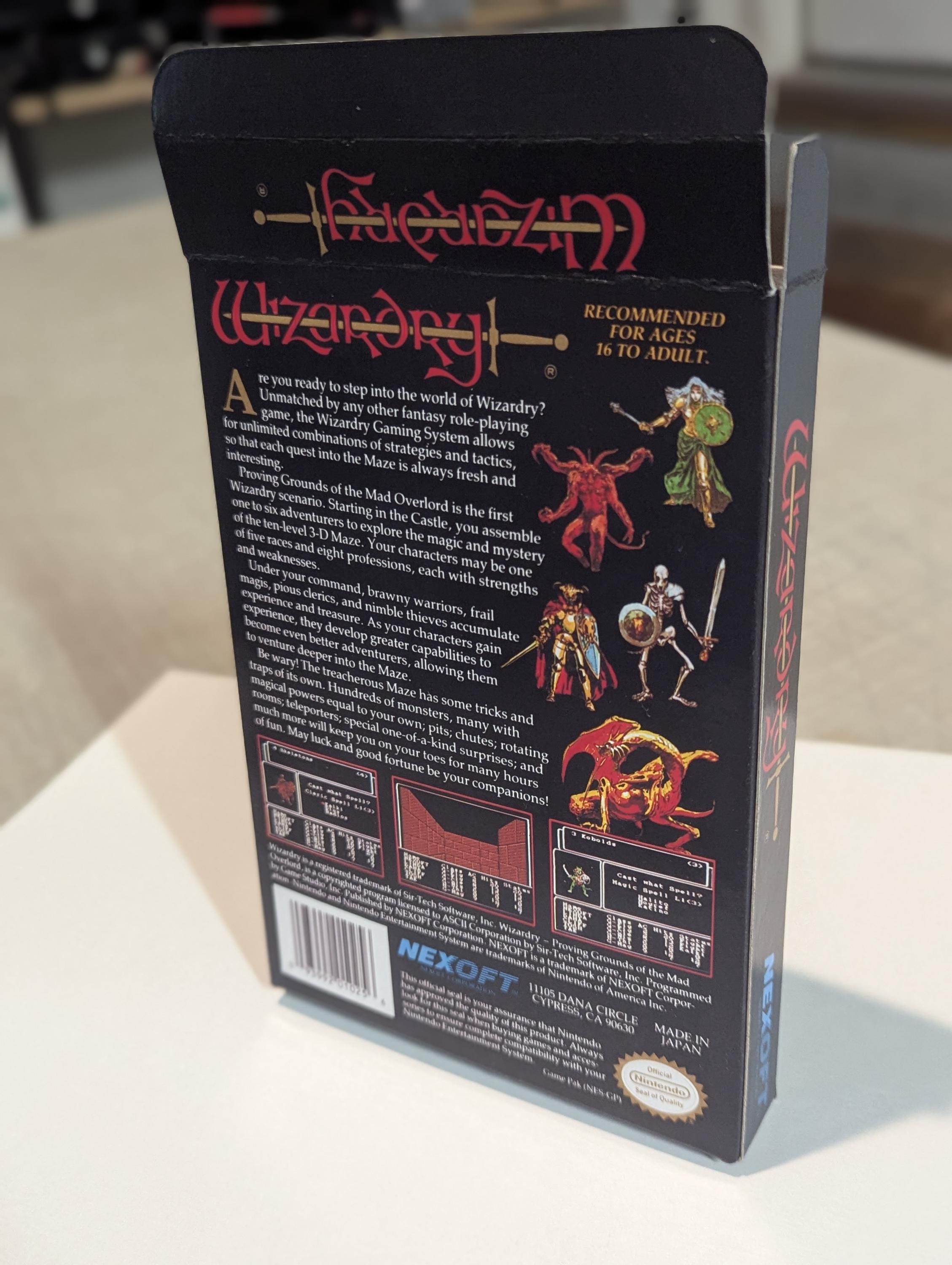 【新品未開封2本セット】Wizardry: Proving Grounds Wizardry: Proving Grounds of the Mad Overlord (Nintendo