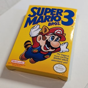 Super Mario Bros. 3 Replacement Box - Nintendo NES - Highest Quality ...