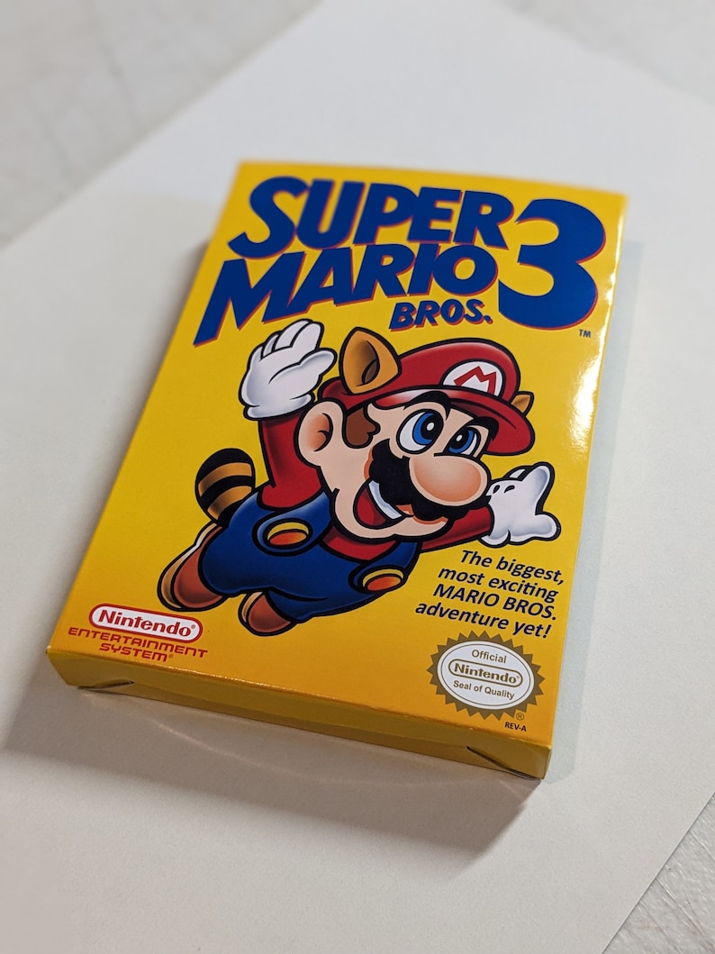 Super Mario Bros. 3 Replacement Box - Nintendo NES - Highest Quality ...