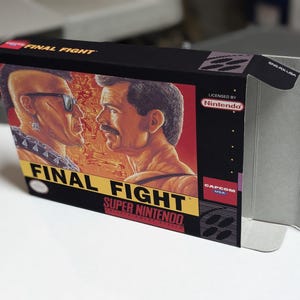 Final Fight Replacement Box - Super Nintendo SNES - Highest Quality Boxes in the World!