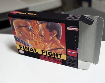Final Fight Replacement Box - Super Nintendo SNES - Highest Quality Boxes in the World!
