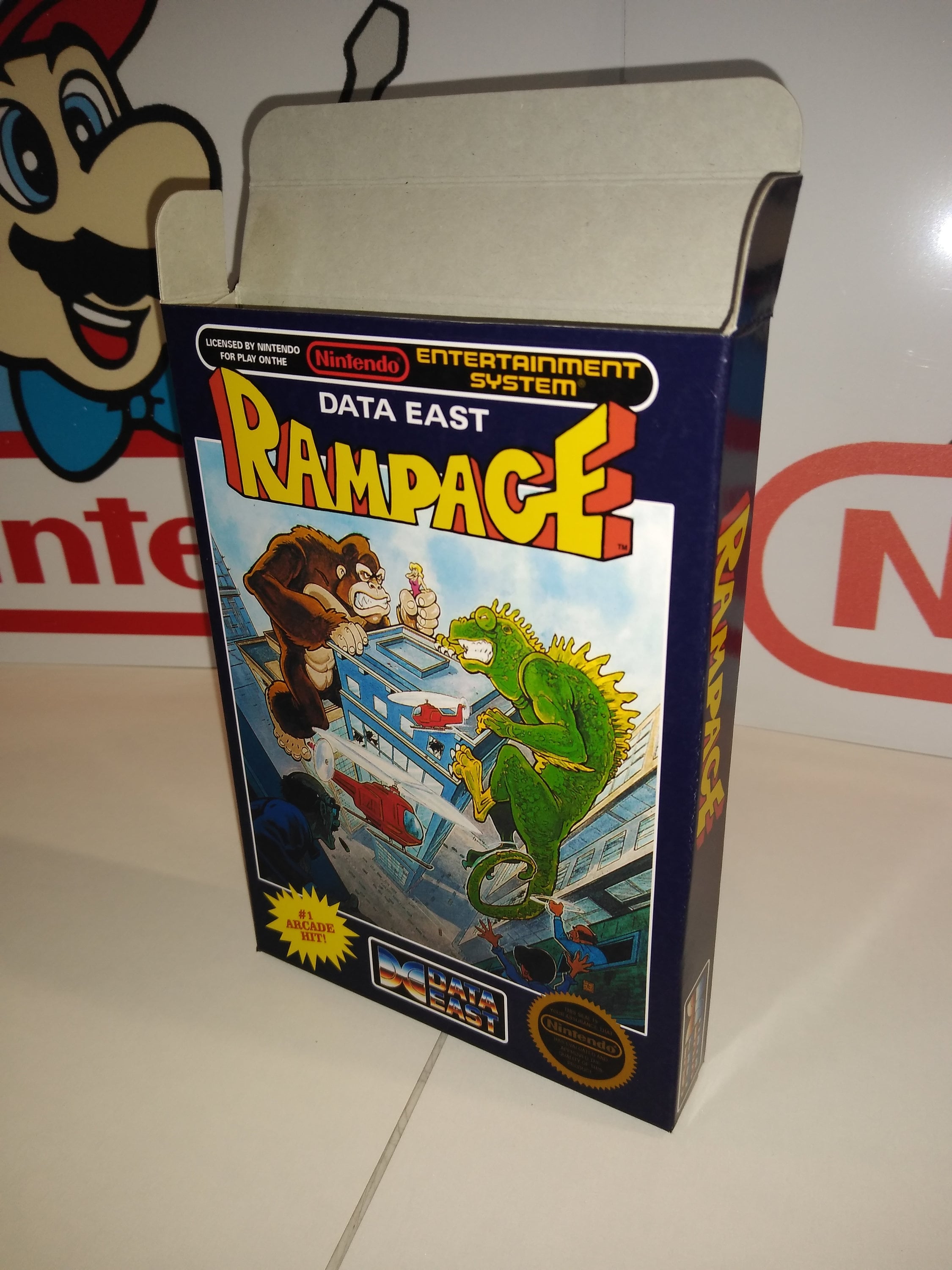 Rampage Replacement Box - Nintendo NES - Highest Quality Boxes in