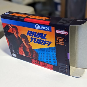 Rival Turf! Replacement Box - Super Nintendo SNES - Highest Quality Boxes in the World!