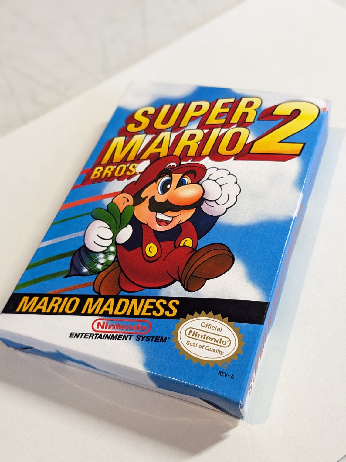 Super Mario Bros. 2 Replacement Box - Nintendo NES - Highest Quality ...