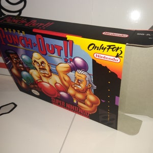 Super Punch-Out!! Pudełko zamienne - Super Nintendo Punch Out SNES - Pudełka najwyższej jakości na świecie!