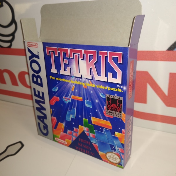 Boîte de rechange Tetris - Nintendo Game Boy - Boîtes de la plus haute qualité du monde !