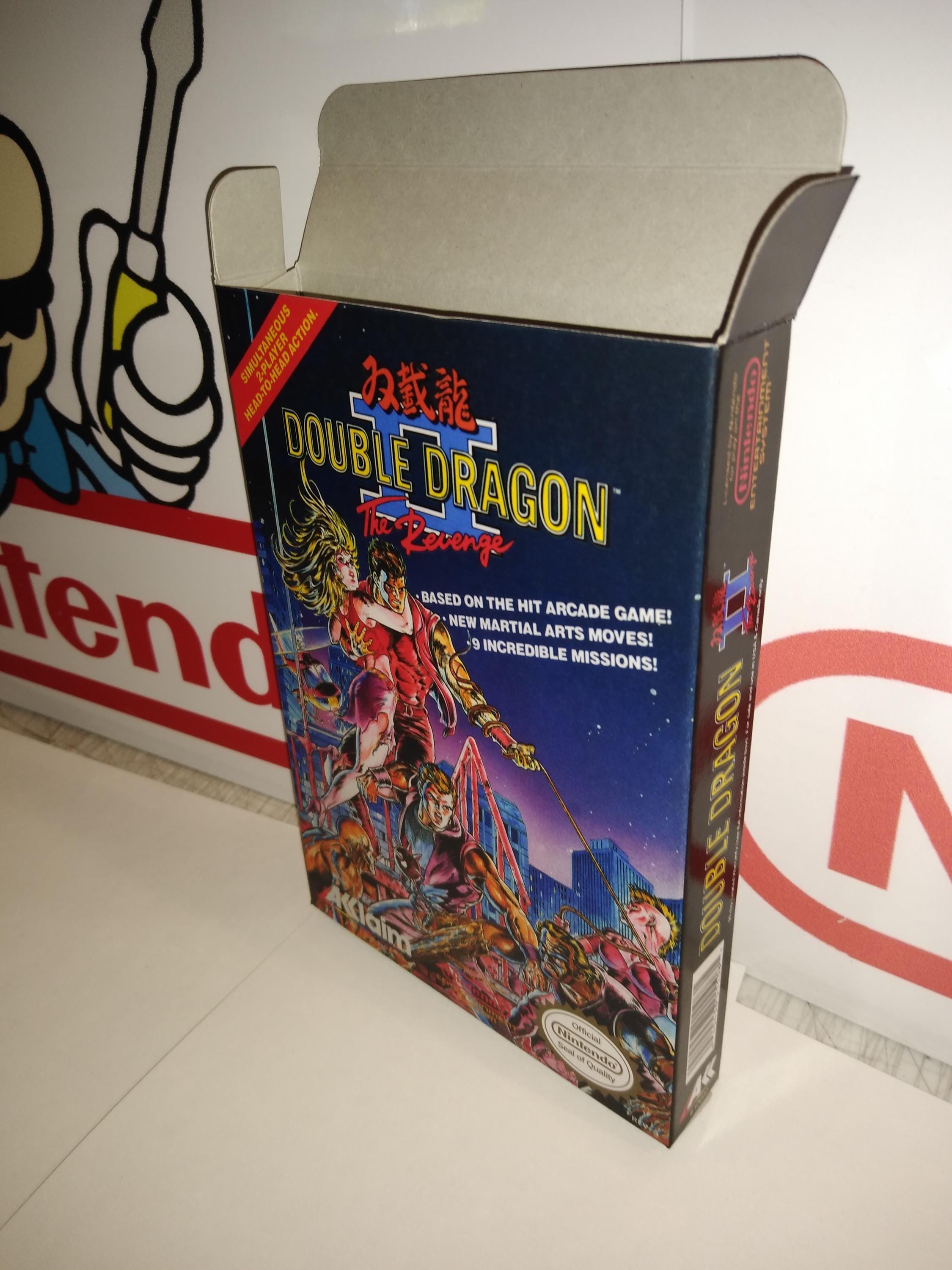 Double Dragon II 2 Replacement Box - Nintendo NES - Highest