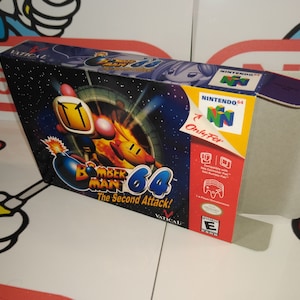 Bomberman 64: The Second Attack! Replacement Box - N64 Nintendo 64 - Highest Quality Boxes in the World!