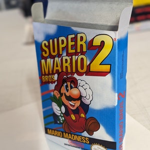 Super Mario Bros. 2 Replacement Box - Nintendo NES - Highest Quality Boxes in the World!
