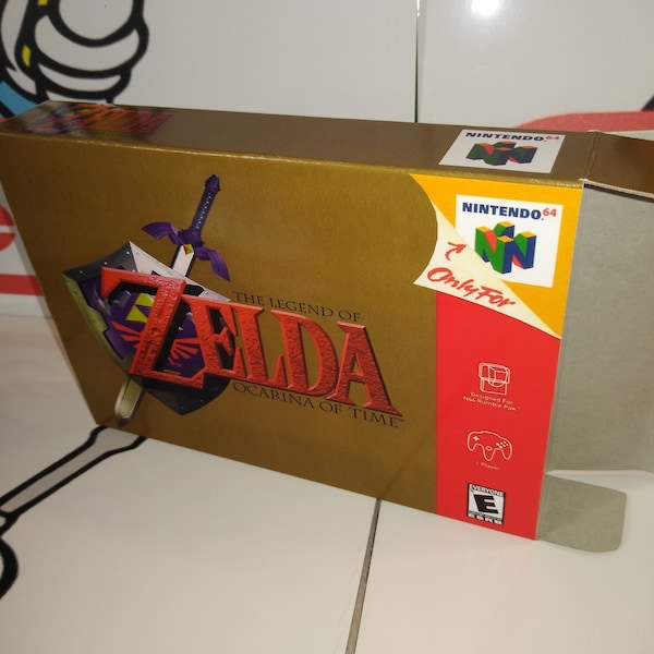 The Legend of Zelda: Ocarina of Time Replacement Box - N64 Nintendo 64 - Highest Quality Boxes in the World!