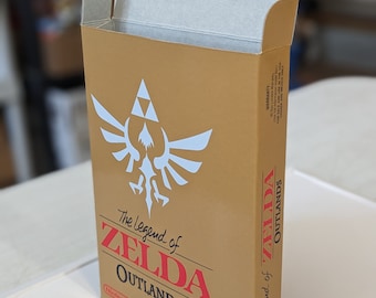 Pudełko zastępcze do gry The Legend of Zelda Outlands - Nintendo NES - Pudełka najwyższej jakości na świecie!