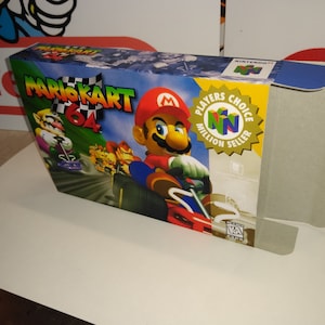 Mario Kart 64 Player&#39;s Choice Replacement Box - N64 Nintendo 64 - Highest Quality Boxes in the World!