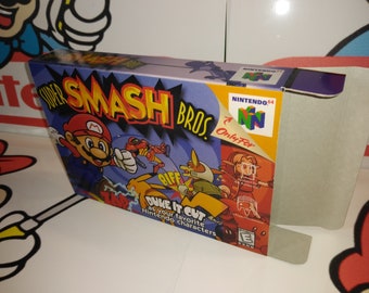 Super Smash Bros. 64-vervangende doos - N64 Nintendo 64 - dozen van de hoogste kwaliteit ter wereld!