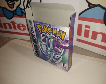 Pokemon Crystal-vervangende doos - Nintendo Game Boy - Dozen van de hoogste kwaliteit ter wereld!