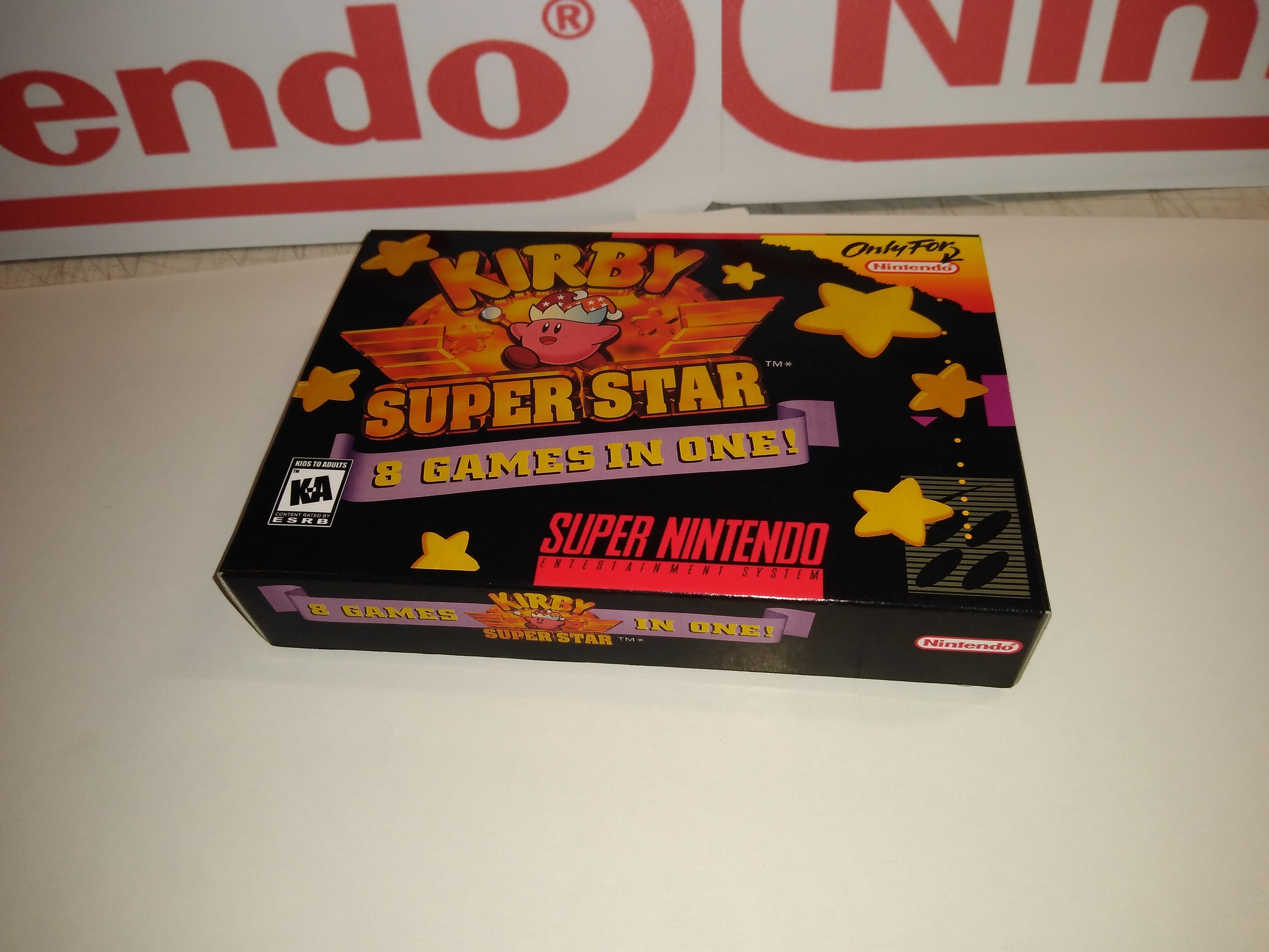 Kirby Super Star Replacement Box - Super Nintendo SNES - Highest