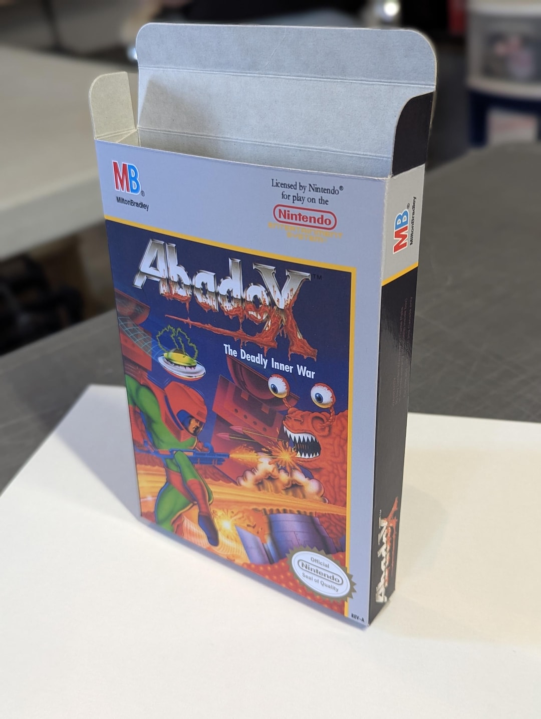 Abadox Replacement Box - Nintendo NES - Highest Quality Boxes in