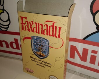 Faxanadu-vervangende doos - Nintendo NES - dozen van de hoogste kwaliteit ter wereld!