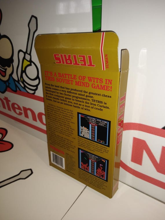 Tetris (tengen) Replacement Box - Nintendo NES - Highest Quality