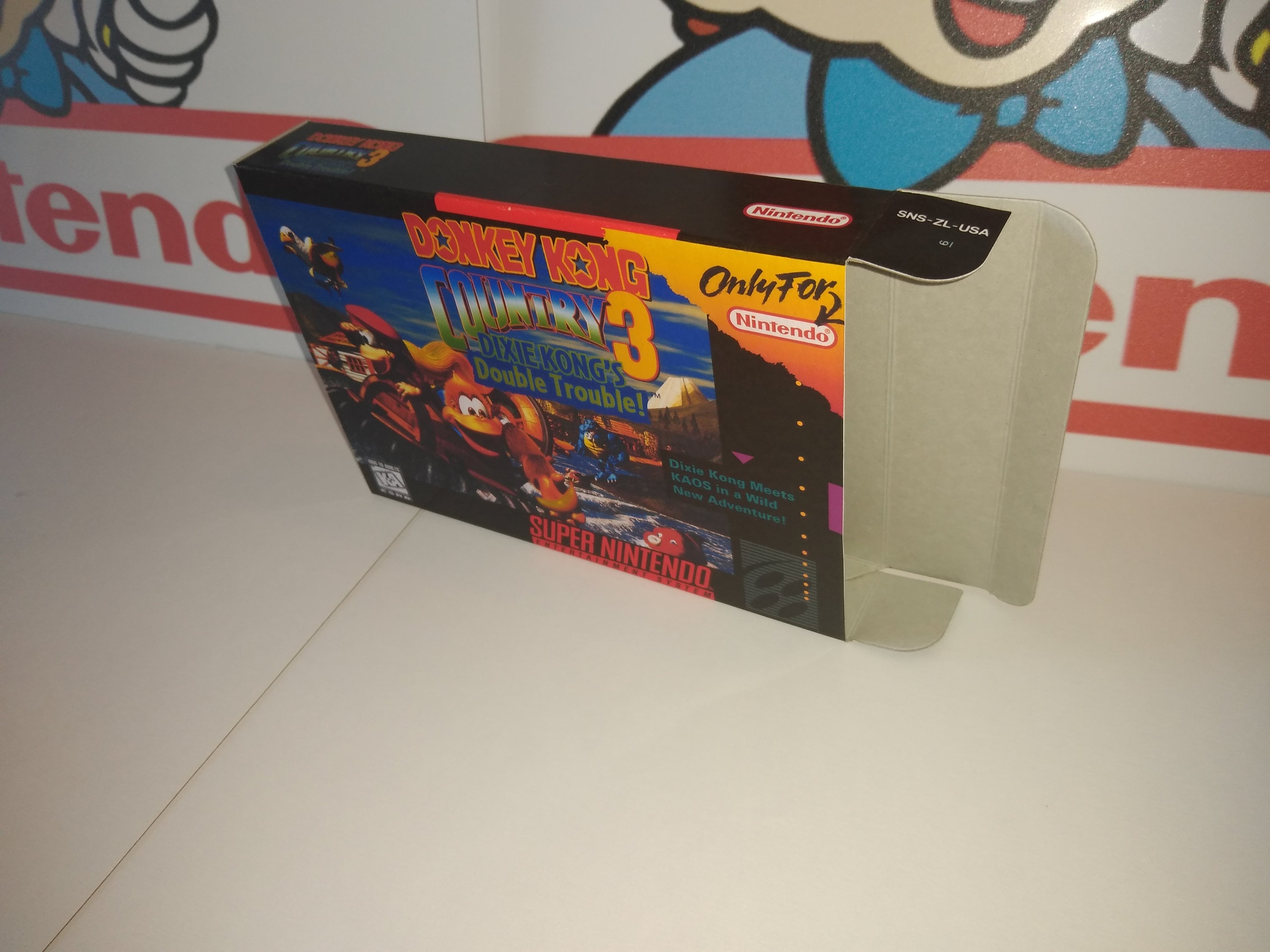 Snes Repro Box Donkey Kong Country - Etsy