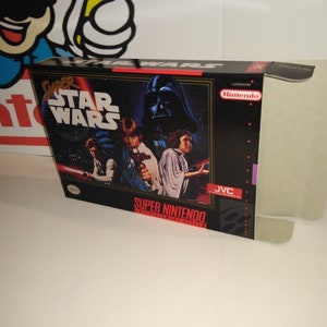 Super Star Wars Replacement Box - Super Nintendo SNES - Highest Quality Boxes in the World!