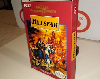 Advanced Dungeons & Dragons: Hillsfar Replacement Box – Nintendo NES – Hoogste kwaliteit boxen ter wereld!