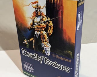 Deadly Towers Replacement Box - Nintendo NES - Highest Quality Boxes in the World!