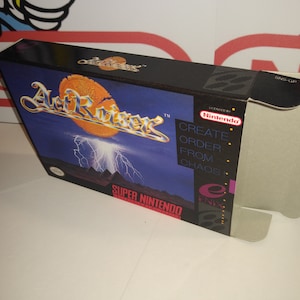Act Raiser Replacement Box - Super Nintendo SNES - Highest Quality Boxes in the World!