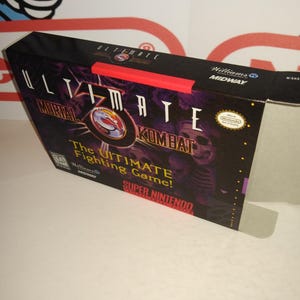 Ultimate Mortal Kombat III 3 Replacement Box - Super Nintendo SNES - Highest Quality Boxes in the World!