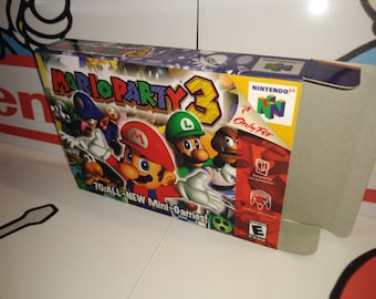Mario Party 3 Replacement Box - N64 Nintendo 64 - Le scatole di qualità più elevata al mondo!