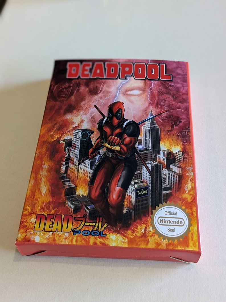 Deadpool Replacement Box - Nintendo NES Romhack - Highest Quality Boxes ...