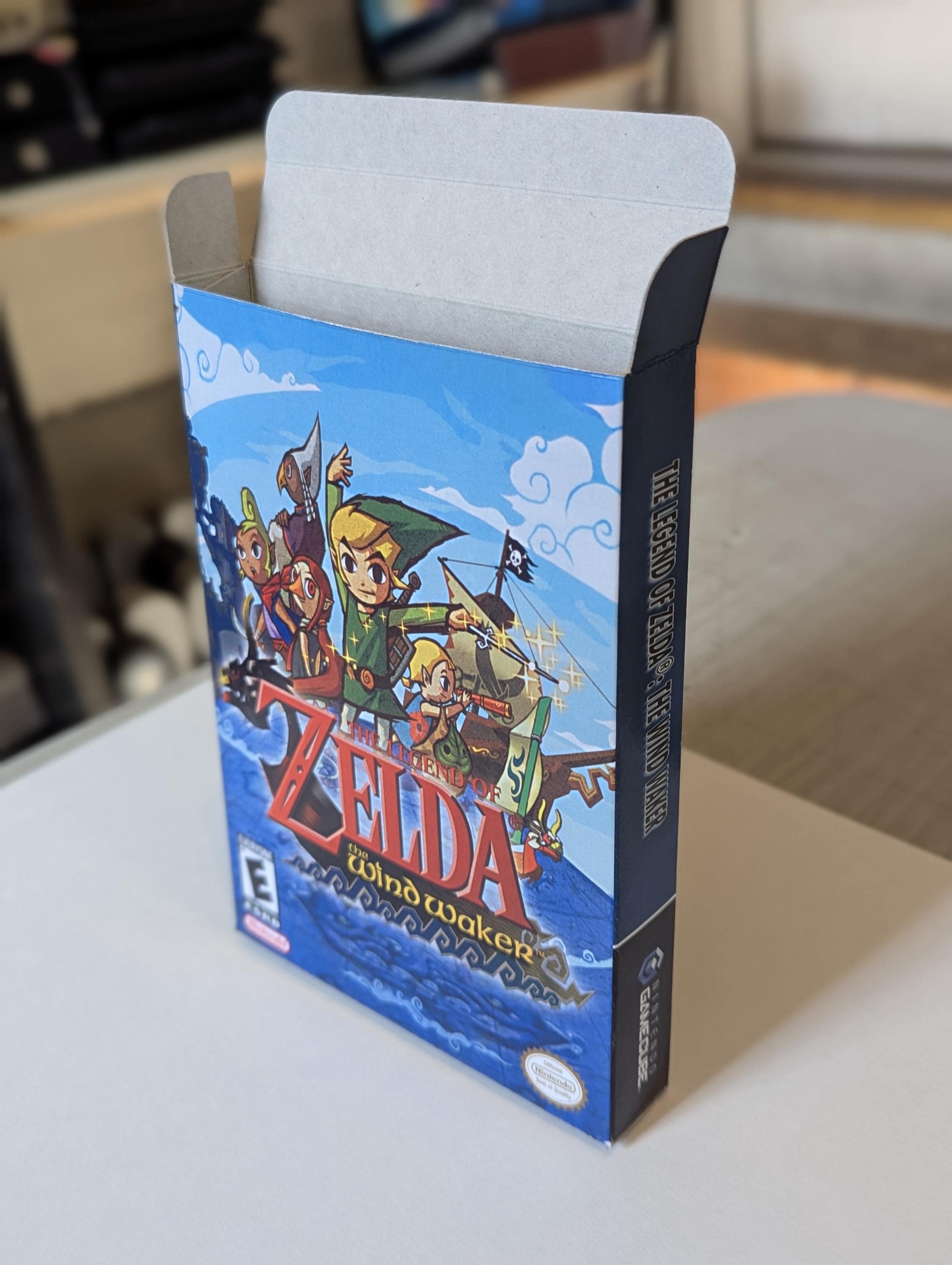 Legend of Zelda the Wind Waker Replacement Box / Custom Retro Box ...