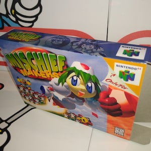 Mischief Makers Replacement Box - N64 Nintendo 64 - Highest Quality Boxes in the World!