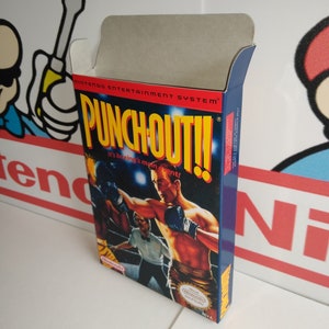 Punch Out!! Pudełko zamienne - Nintendo NES - Pudełka najwyższej jakości na świecie!
