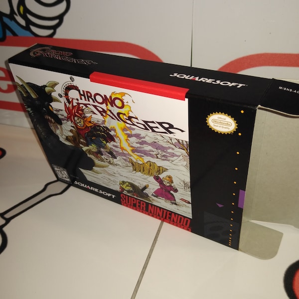Chrono Trigger Replacement Box - Super Nintendo SNES - Highest Quality Boxes in the World!