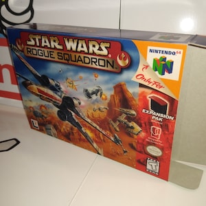 Star Wars: Rogue Squadron Replacement Box - N64 Nintendo 64 - Highest Quality Boxes in the World!
