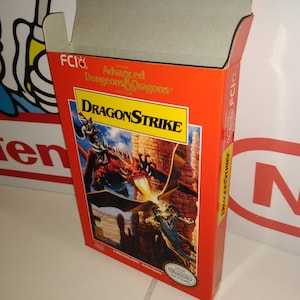 Advanced Dungeons & Dragons: Dragon Strike Replacement Box - Nintendo NES - Highest Quality Boxes in the World!