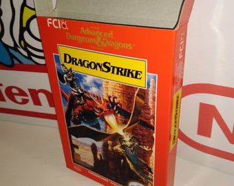 Advanced Dungeons & Dragons: Dragon Strike Replacement Box - Nintendo NES - Highest Quality Boxes in the World!