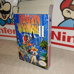 Dragon Warrior 2 II-vervangende doos - Dragon Quest Nintendo NES - dozen van de hoogste kwaliteit ter wereld!