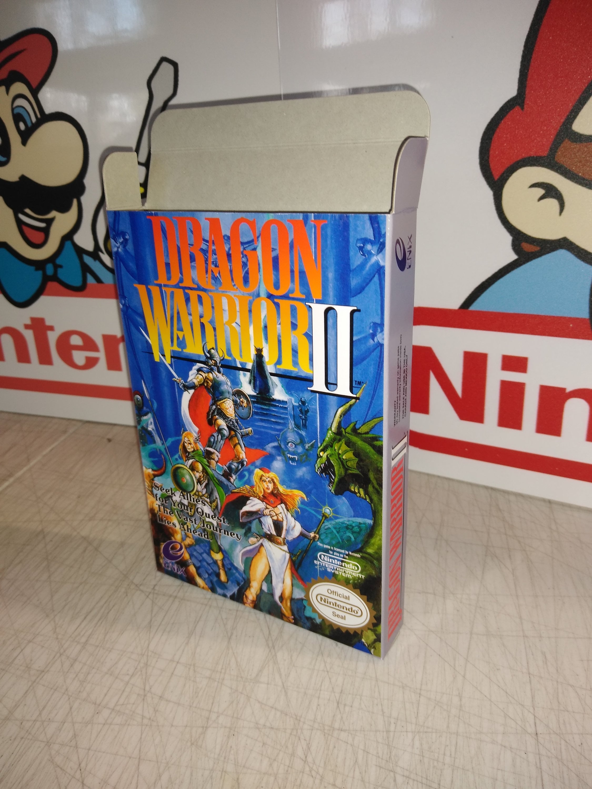 Dragon Warrior 2 II Replacement Box - Dragon Quest Nintendo