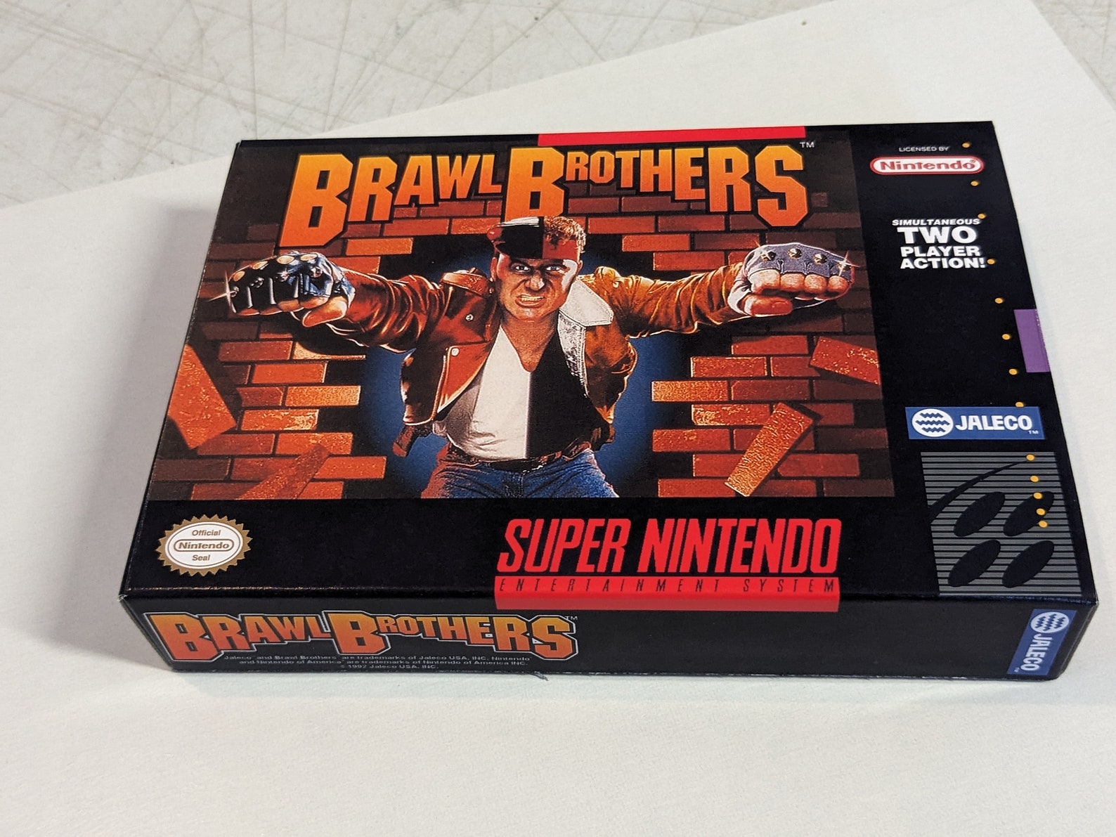 Brawl Brothers Replacement Box - Super Nintendo SNES - Highest Quality ...