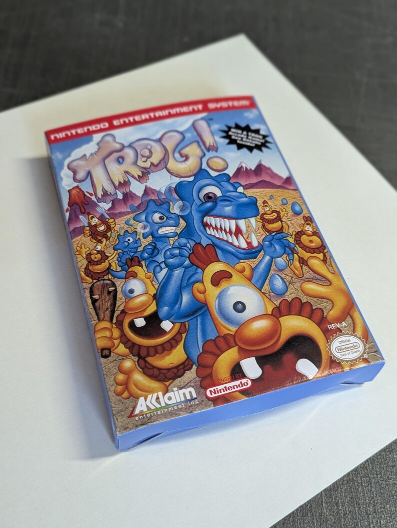 Trog Replacement Box - Nintendo NES - Highest Quality Boxes in the ...