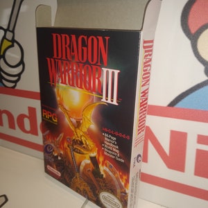 Dragon Warrior 3 III Replacement Box - Dragon Quest Nintendo NES - Highest Quality Boxes in the World!