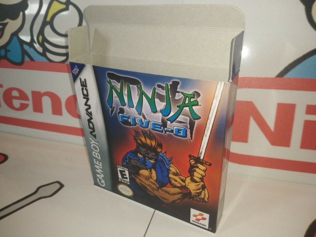 Gba Video Boxes Ninja Five-o GBA Replacement Box - Nintendo Game Boy Advance - Highest ...